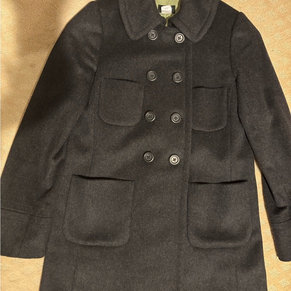 J. Crew Charcoal Double-Breasted Pea Coat - Picture 7 of 14